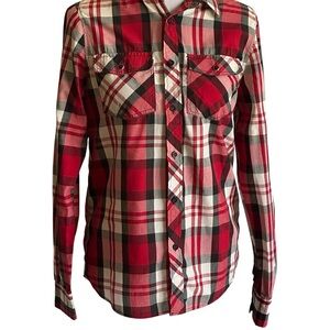 Eighty Eight Red and Black Plaid Woman’s, Western, Lumberjack, Shirt